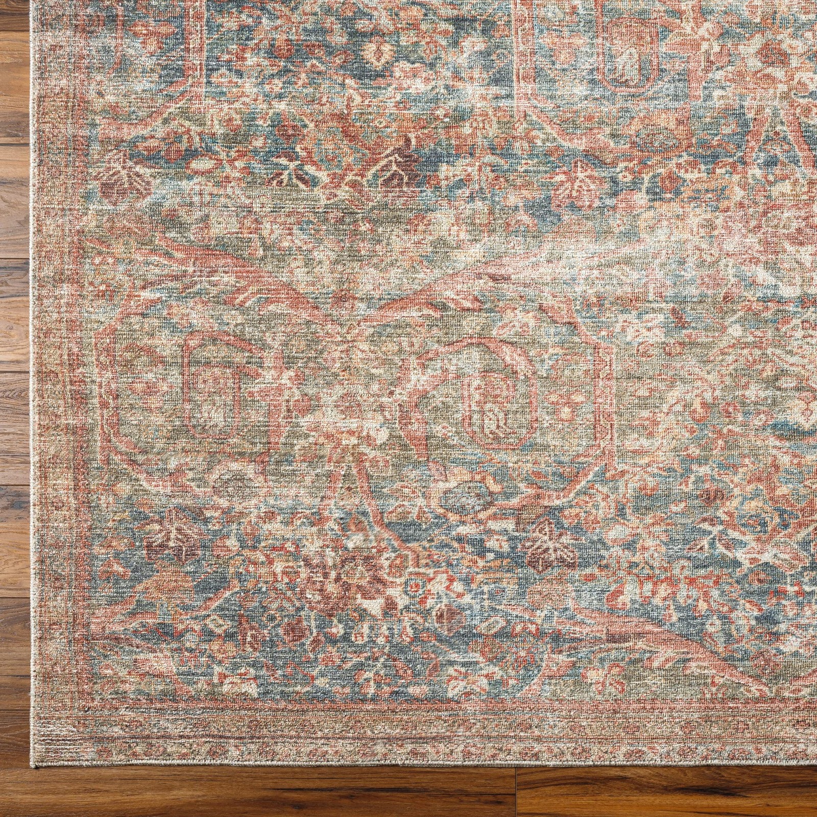 Livabliss x Becki Owens Marlene Vintage Runner Area Rug, 2’7″ x 7’3″, Beige/M…