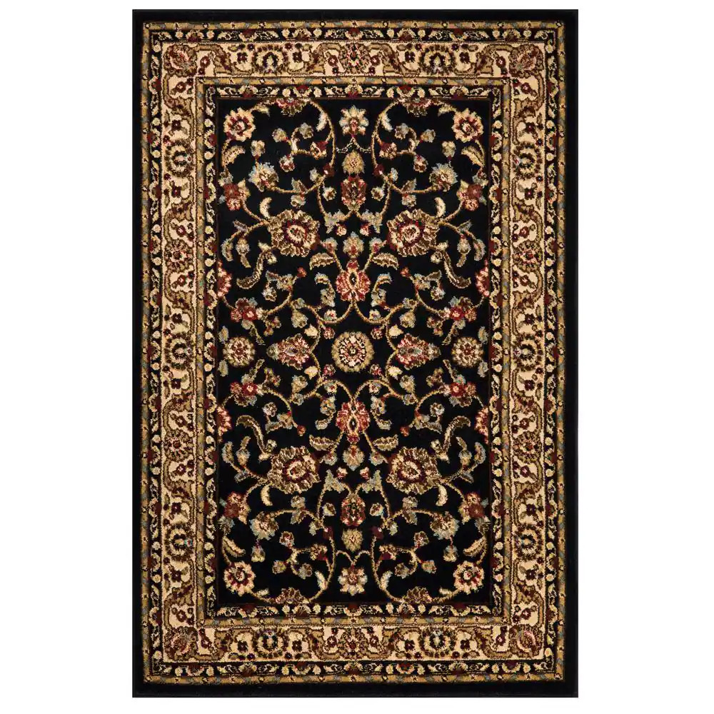 Marash Black 31 in Doormat 3 Ft. X 4 Ft. Area Rug