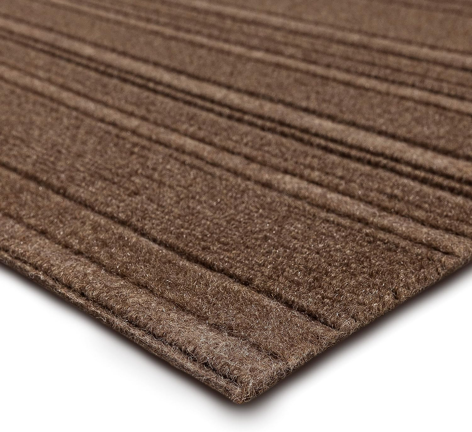Peel and Stick Carpet Tiles – 24″x24″, Brown Polyester, 15 Tiles, 60 Sqft
