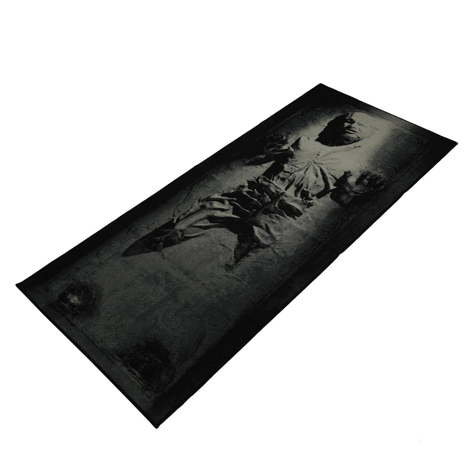 Star Wars Han Solo Carbonite Area Rug 39X91 Inches Grey Room Decor Essentials