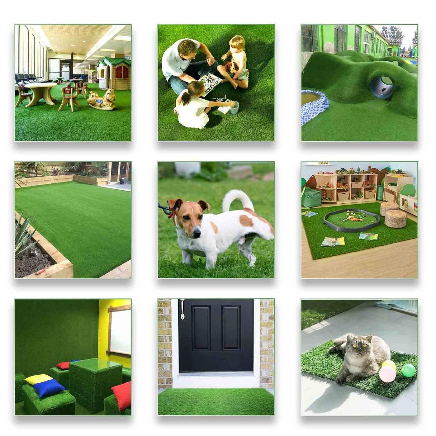PET Grow 4’x13 Pad Artificial Realistic & Thick Fake Mat for Outdoor Garden L…