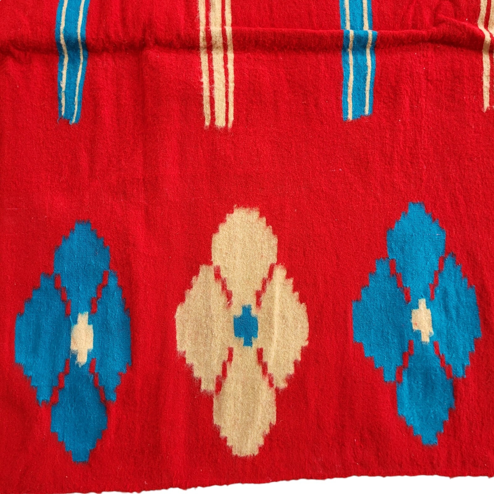 Moroccan Handmade Vintage Rug Kilim Area Carpet Wool Tribal Azilal Rug Berber