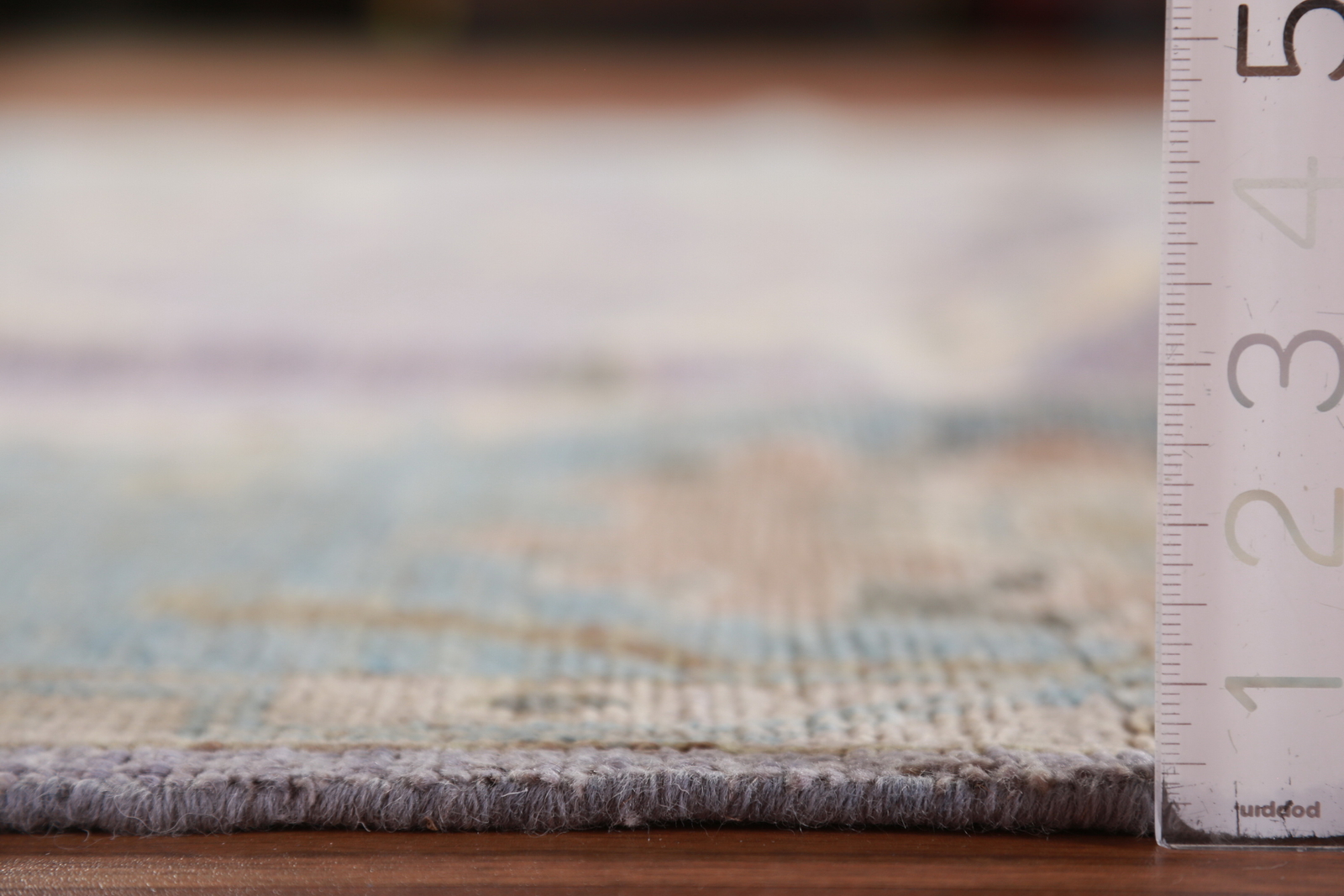 Purple/ Blue Vegetable Dye Handmade Oushak Turkish Living Room Rug Wool 8×10 ft