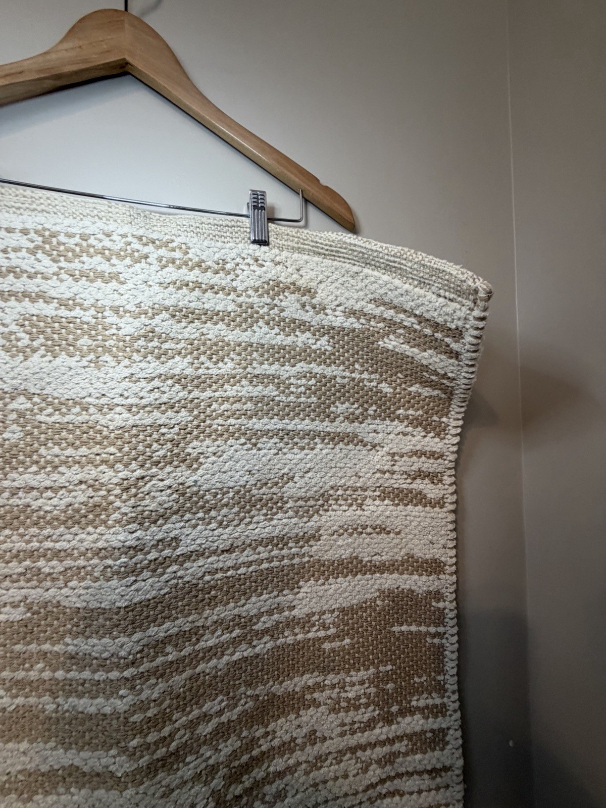 BEIGE / NATURAL 45’ X 26.5’ Woven Area Rug Unbranded NEW NO TAGS NO WOOL
