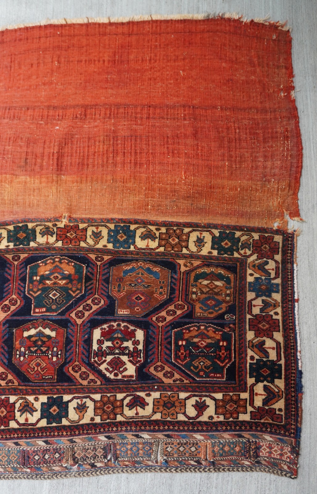 Antique Afsharr Saddle-Bag Hand Knotted Wool Tribal Rug 22″ x 30″ inch
