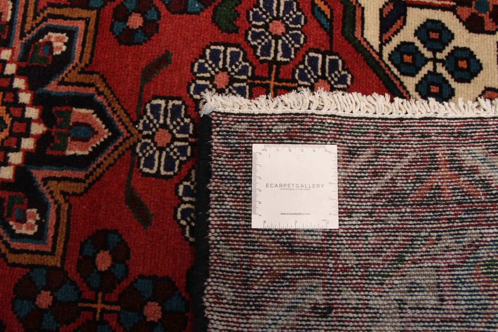 Vintage 3’5″ x 5’1″ Traditional Hand Knotted Vegetable Dye Wool Area Rug