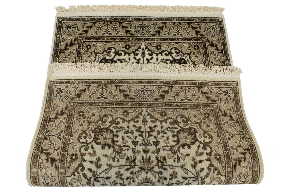 Handmade 3X4 Extra Fine Kirman Oriental Rug Classic Floral Style Small Carpet