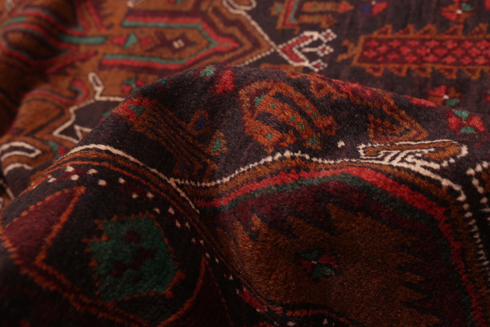 Vintage Traditional Hand-Knotted Area Rug 4’4″ x 6’3″ Oriental Wool Carpet