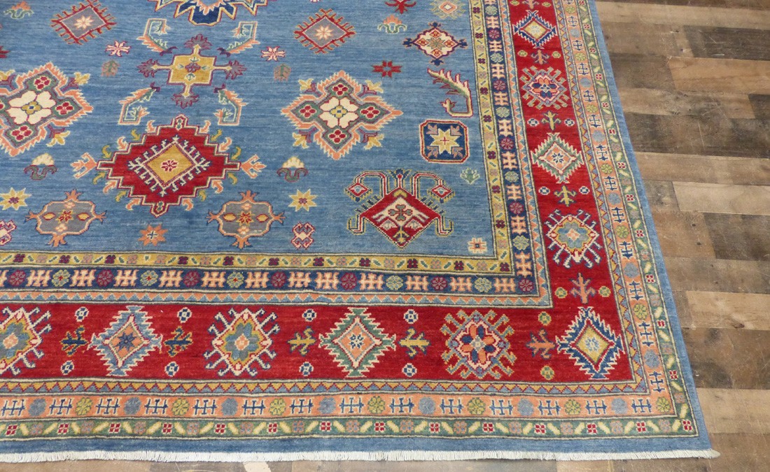 8’x10′ New Pakistani Caucasian super Kazak hand knotted wool Oriental area rug
