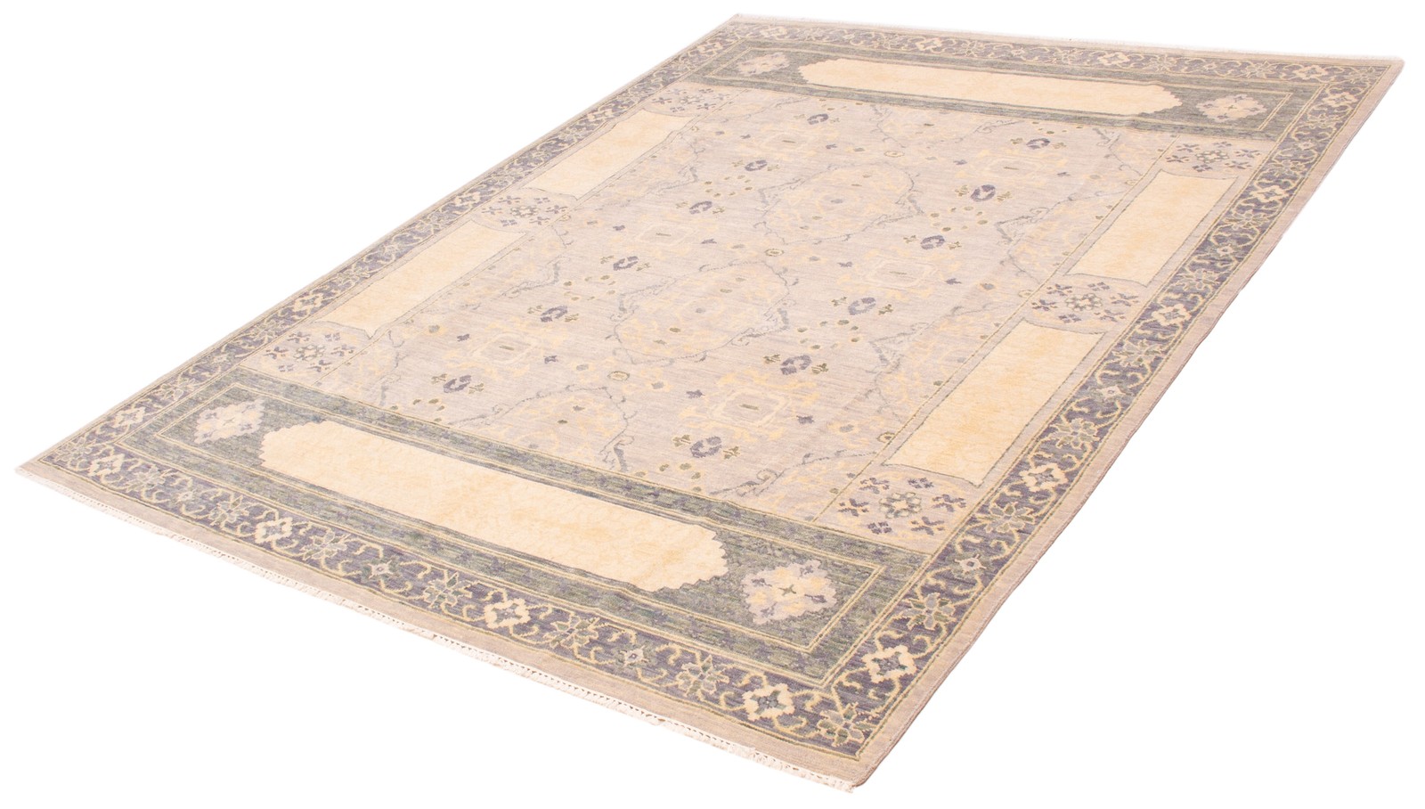 Hand Knotted Area Rug 9’0″ x 12’0″ Traditional Oriental Wool Carpet