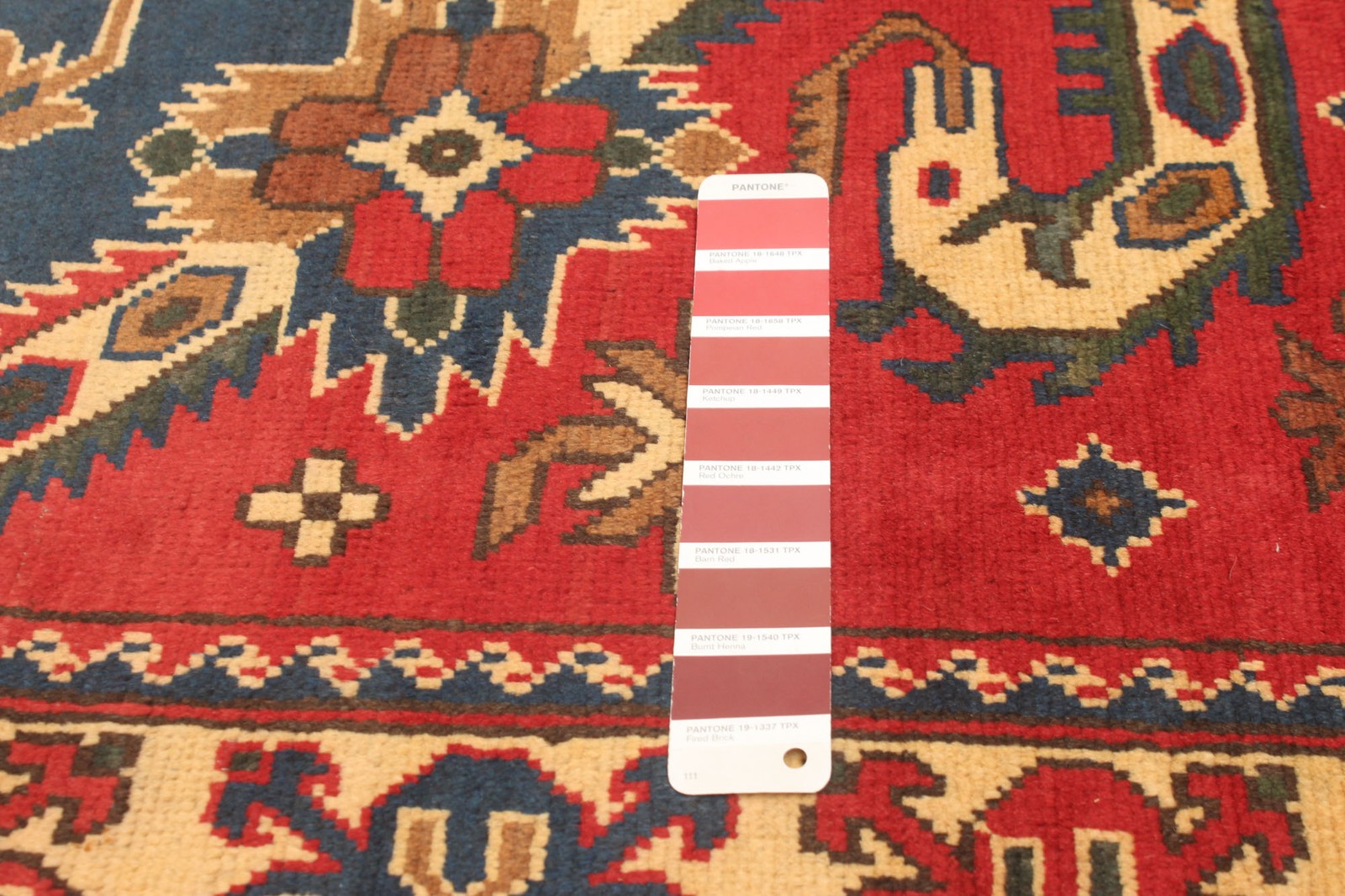 Vintage Hand-Knotted Area Rug 5’1″ x 6’7″ Traditional Wool Carpet