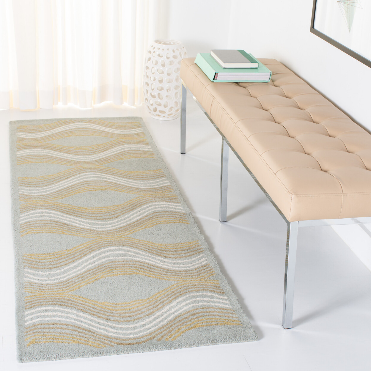 SAFAVIEH Wyndham WYD318A Handmade Blue / Multi Rug