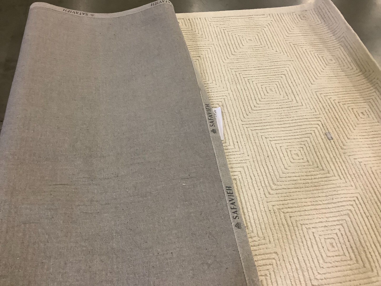 IVORY 8′ X 10′ Back Stain Rug, Reduced Price 1172668764 TXT102A-8