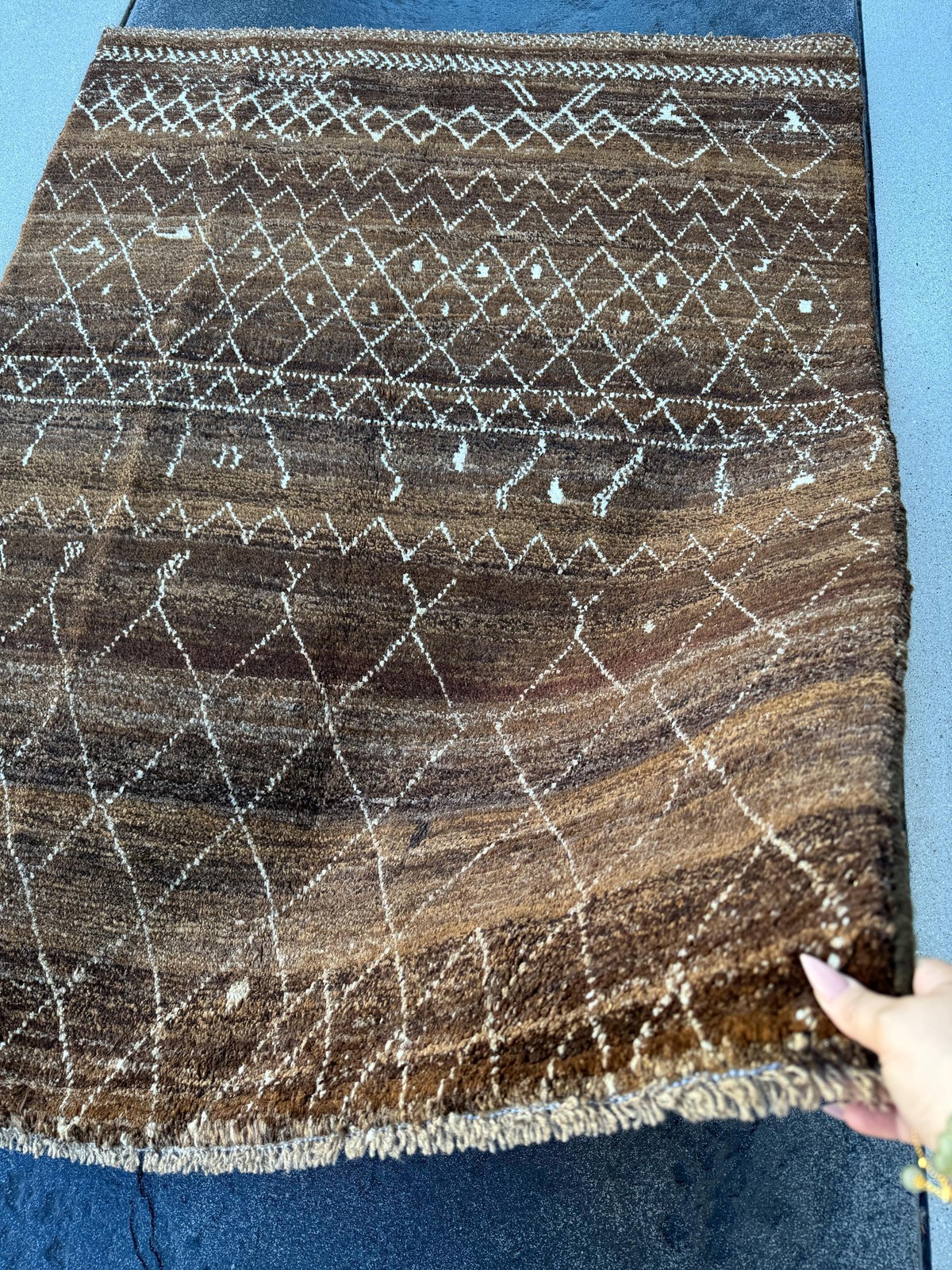 Wales – 4×5 Afghan-Moroccan Area Rug | Free Shipping