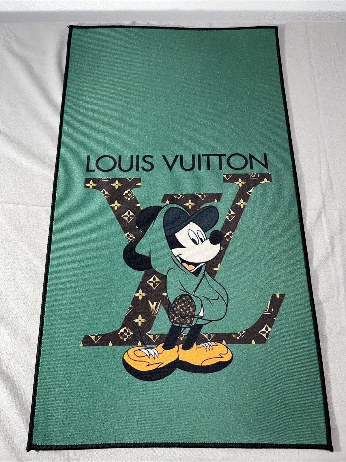 Mickey Louis Vuitton Rug 32×18 New