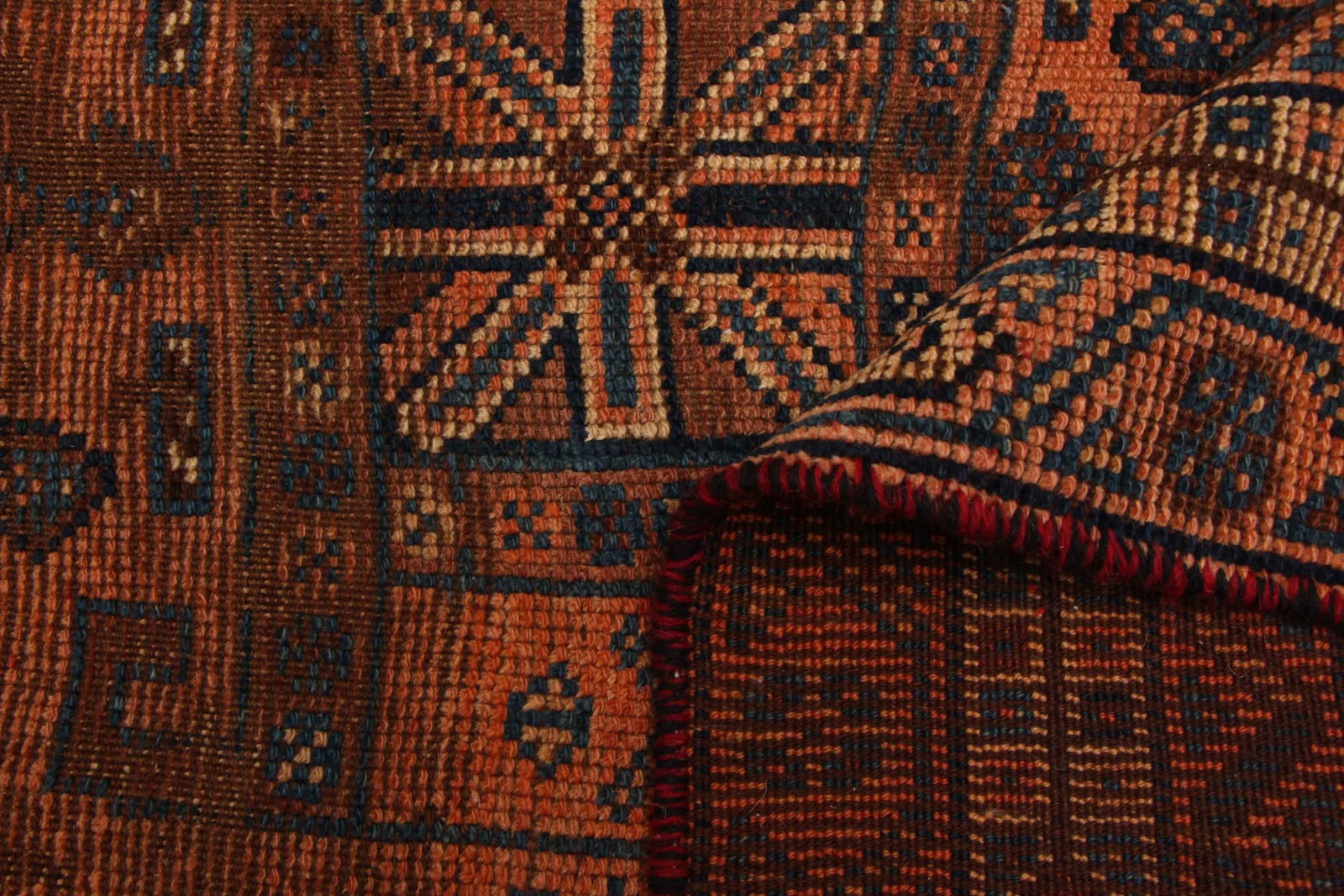Vintage Traditional Hand-Knotted Area Rug 3’3″ x 7’4″ Oriental Wool Carpet
