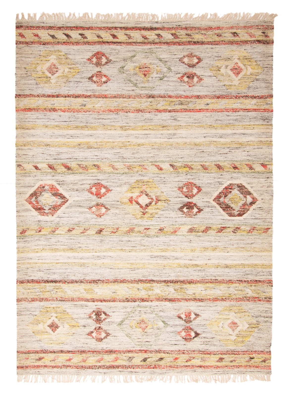 Vintage Hand Woven Area Rug 5’8″ x 7’10” Traditional Wool Oriental Carpet