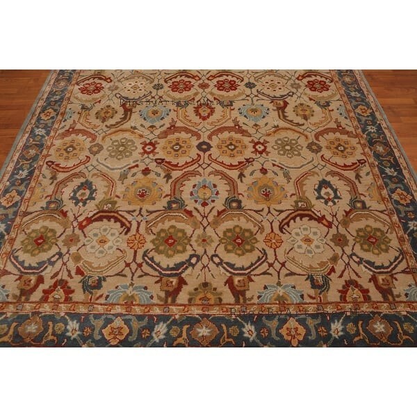 Eva Floral Hand Tufted Wool Rug. Authentic Handmade High Quality Home Deco Rug.