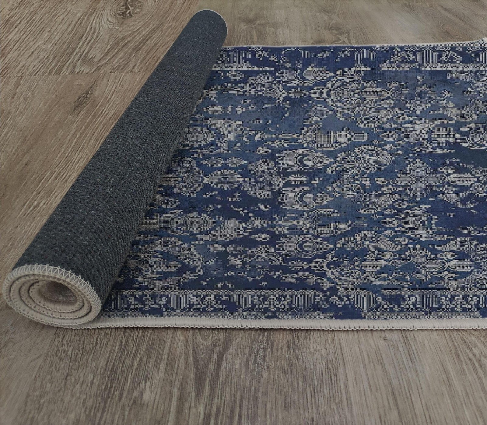 Oriental Stair Rug, Stair Treads Rug, Non-Slip Backing Rug, Machine Washable Rug