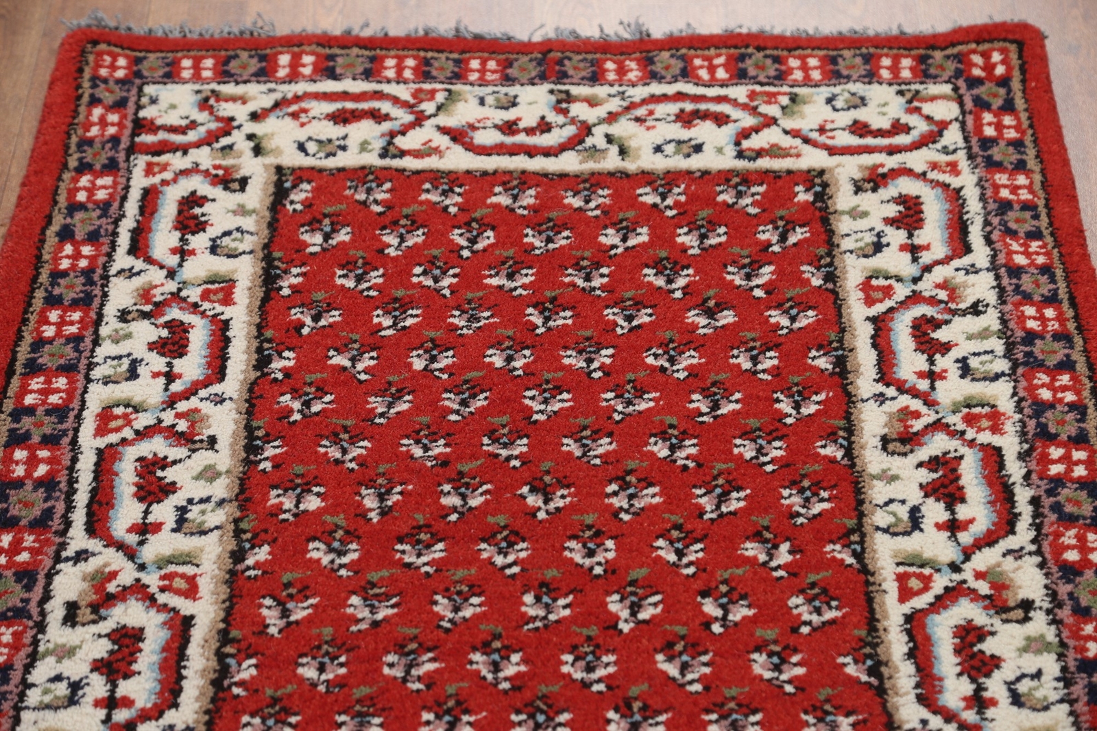 Luxurious Handcrafted Indian 10′ Runner Rug Thick Plush 3×10 ft