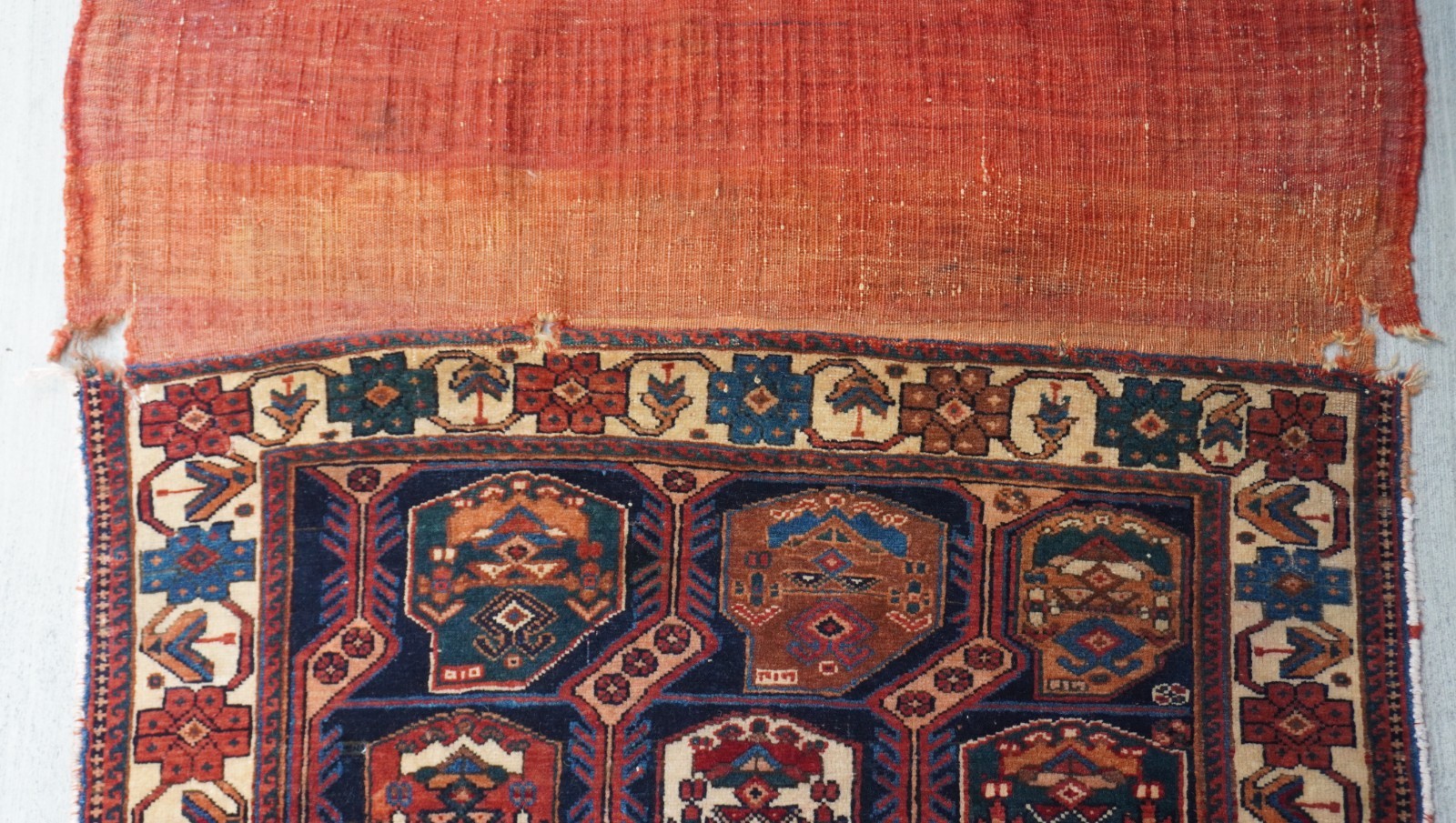 Antique Afsharr Saddle-Bag Hand Knotted Wool Tribal Rug 22″ x 30″ inch