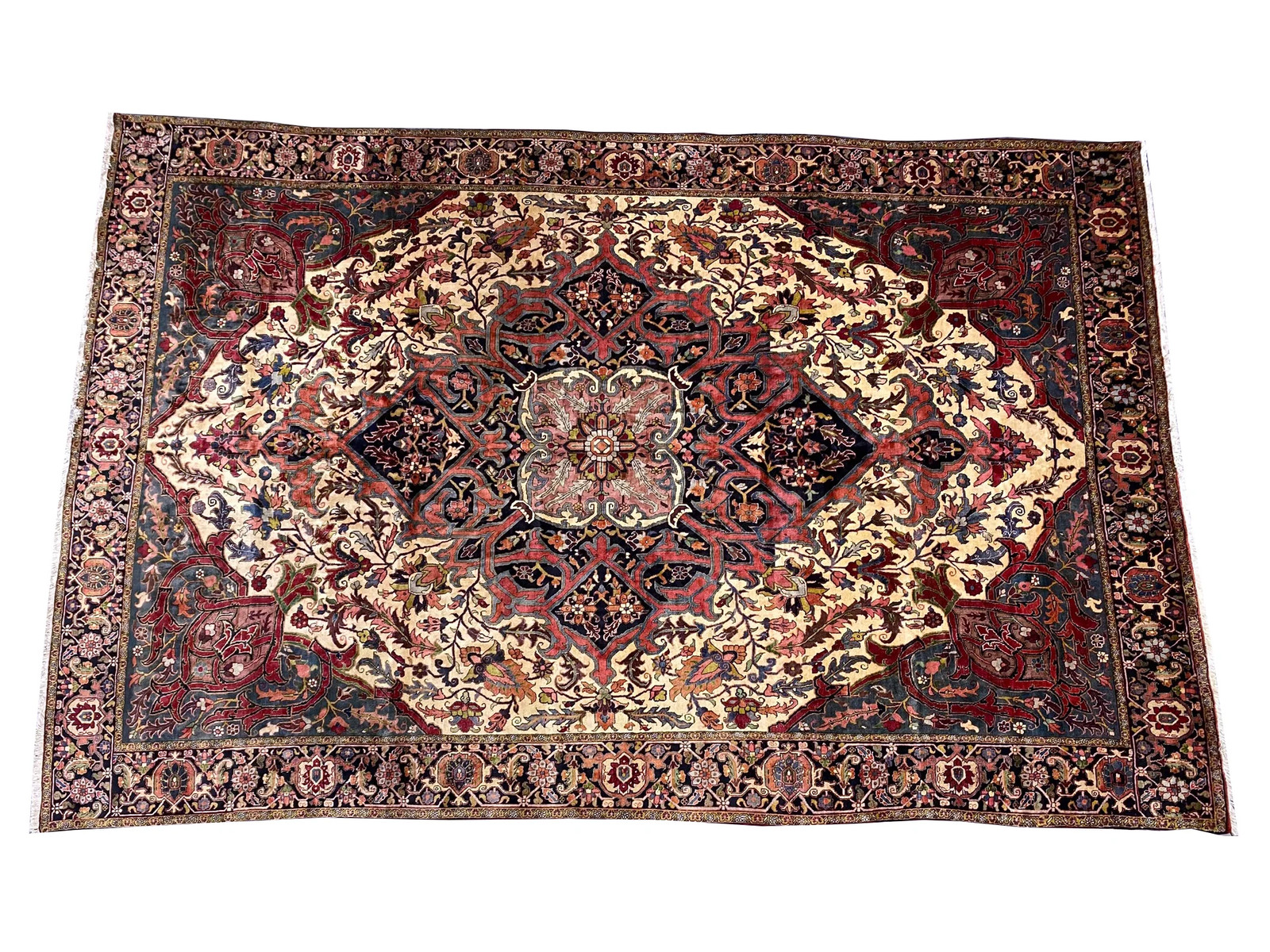 12.9 x 19.4 Perrsian Wool Large Heriiz Rug DENSE #PIX-323