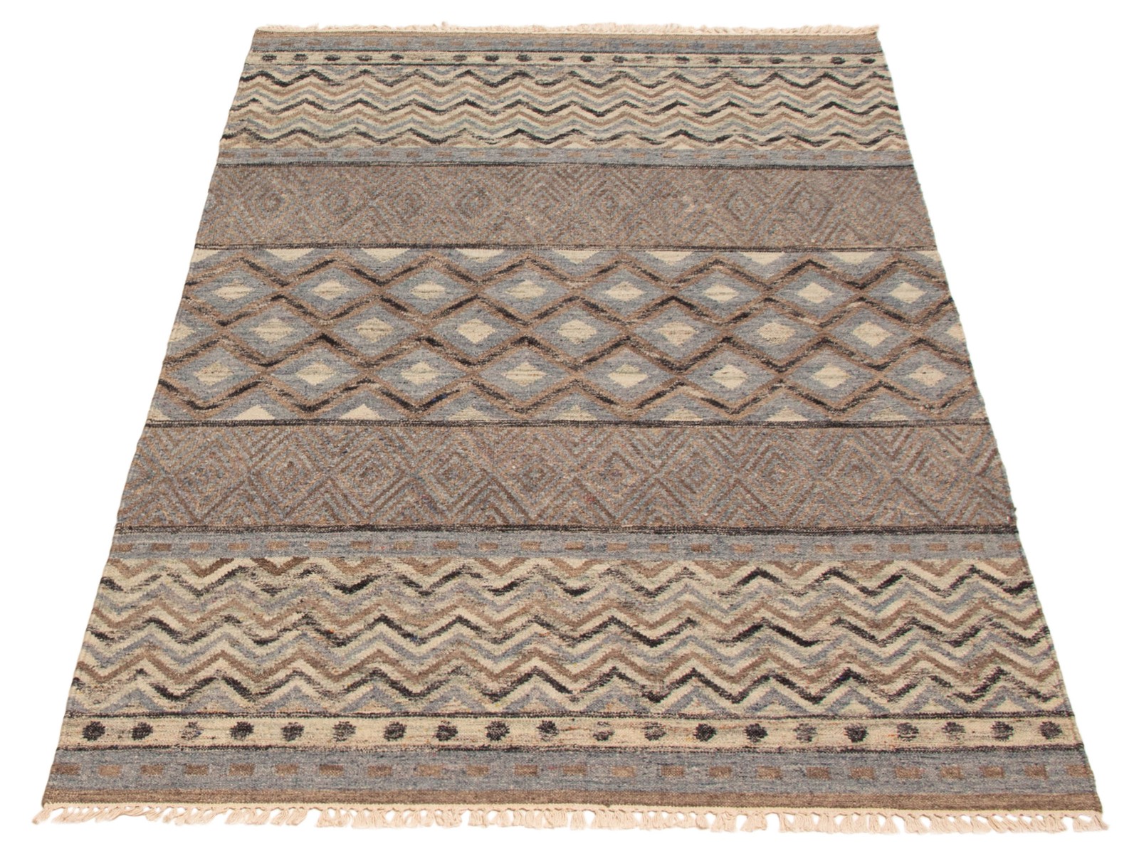 Vintage 5’1″ x 7’10” Traditional Wool Hand Woven Oriental Area Rug