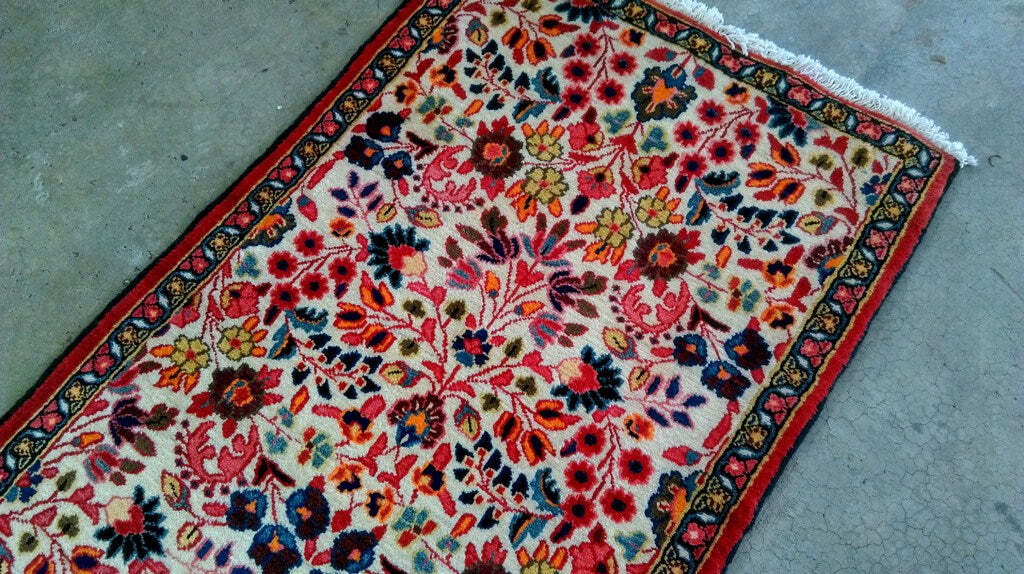 2′ x 9′ Traditional Mood Bijaar Rug Multi-Color 80685