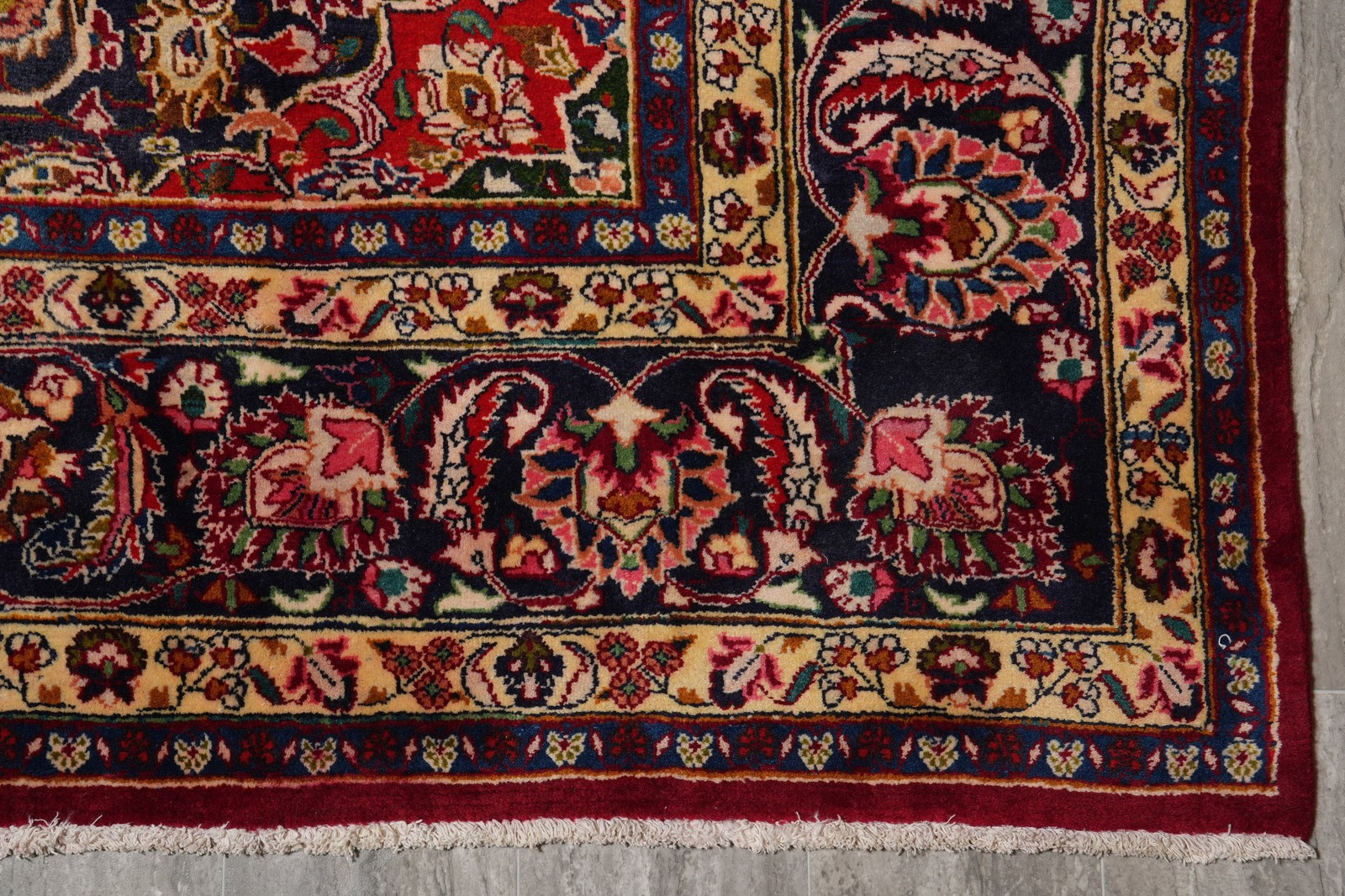 9.7 x 12 Perrsian Mashaad Rug #F-4564