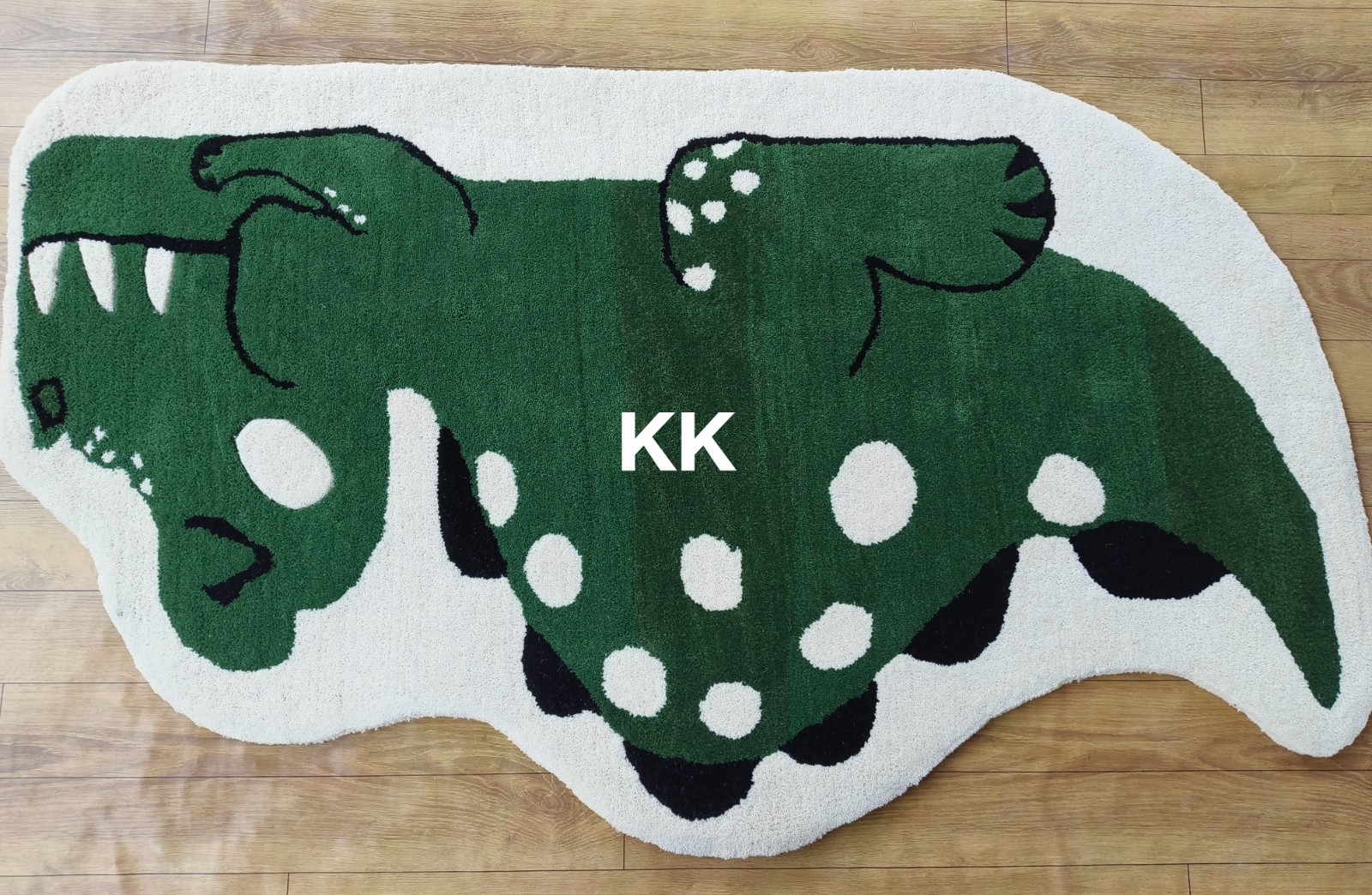 Crocodile Rugs Handmade 100% Woolen Hand Tufted For Home Decoration
