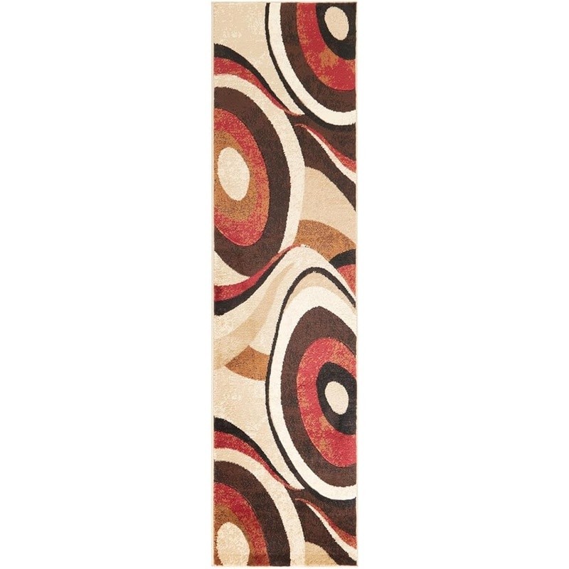 Durable Abstract Area Rug Set Soft Texture Stain Fade Resistant Easy Care New
