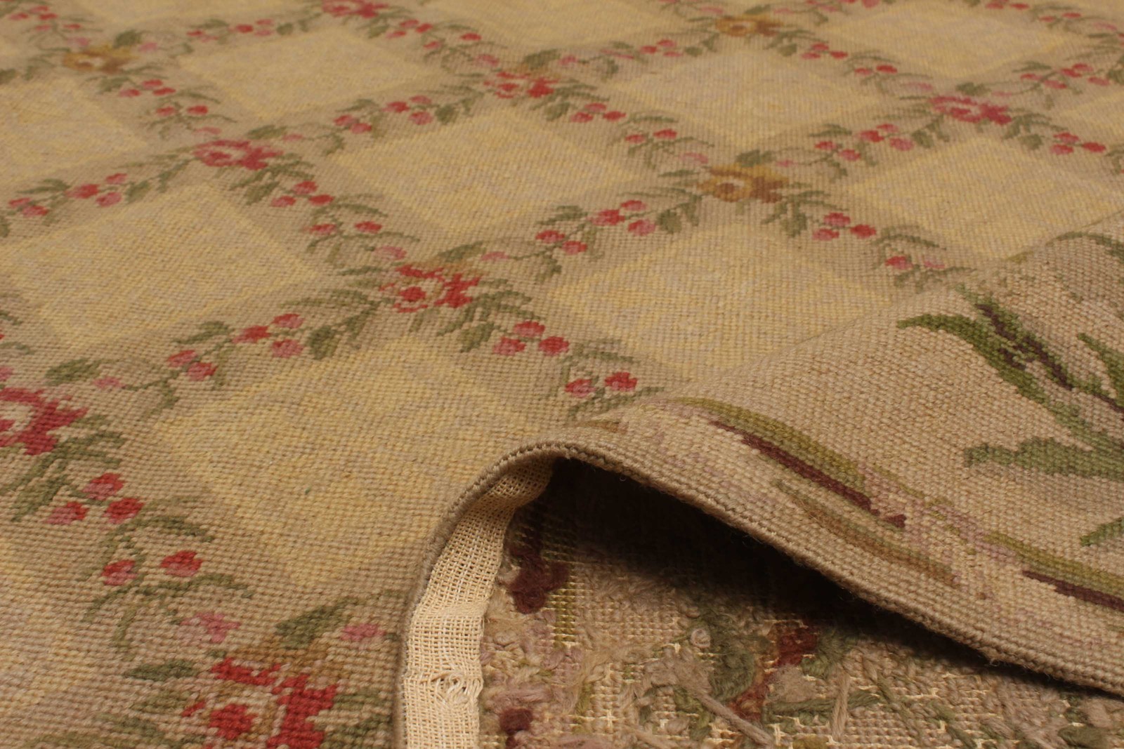 Vintage Hand Woven Area Rug 5’10” x 8’11” Traditional Wool Oriental Carpet