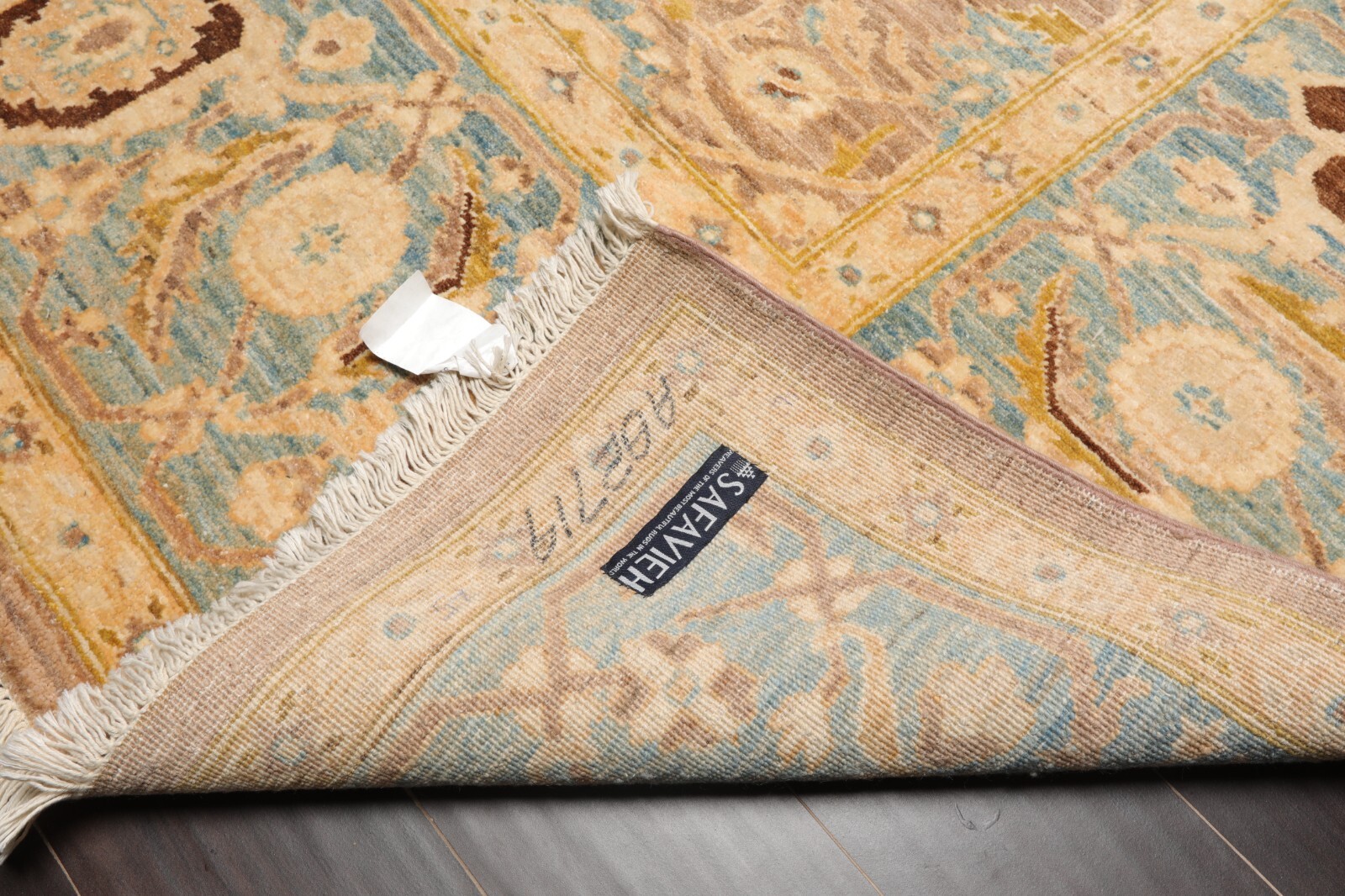 Safavia 200 KPSI Peshawar Hand Knotted Wool Oriental Area Rug Taupe 6′ x 8’9″