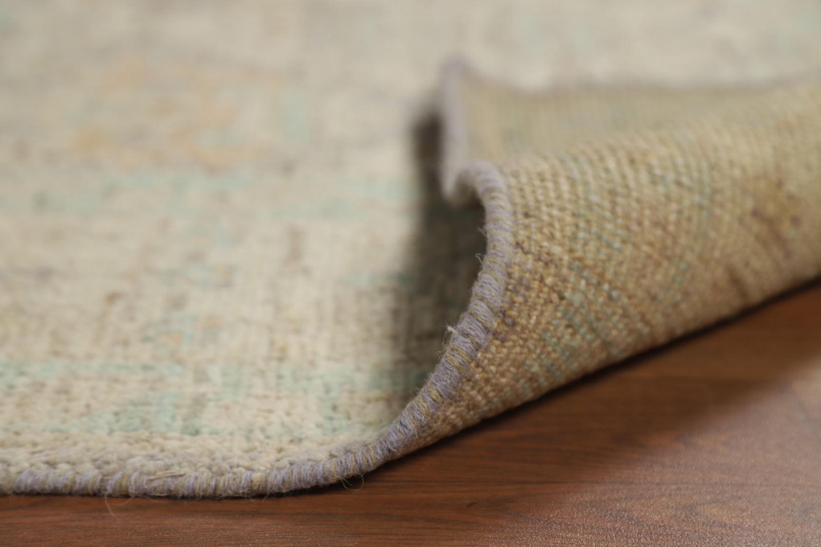 Vegetable Dye Authentic Oushak Turkish Rug 5×7 ft Handmade Wool Carpet