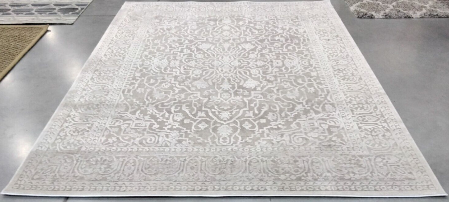 BEIGE / CREAM 8′ X 10′ Back Stain Rug, Reduced Price 1172727561 RFT670A-8