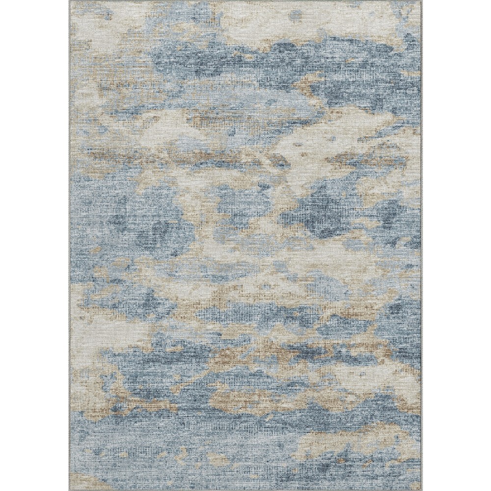 Dalyn Camberly Modern Area Rug Polyester Abstract CM6-Indigo Blue Rectangle