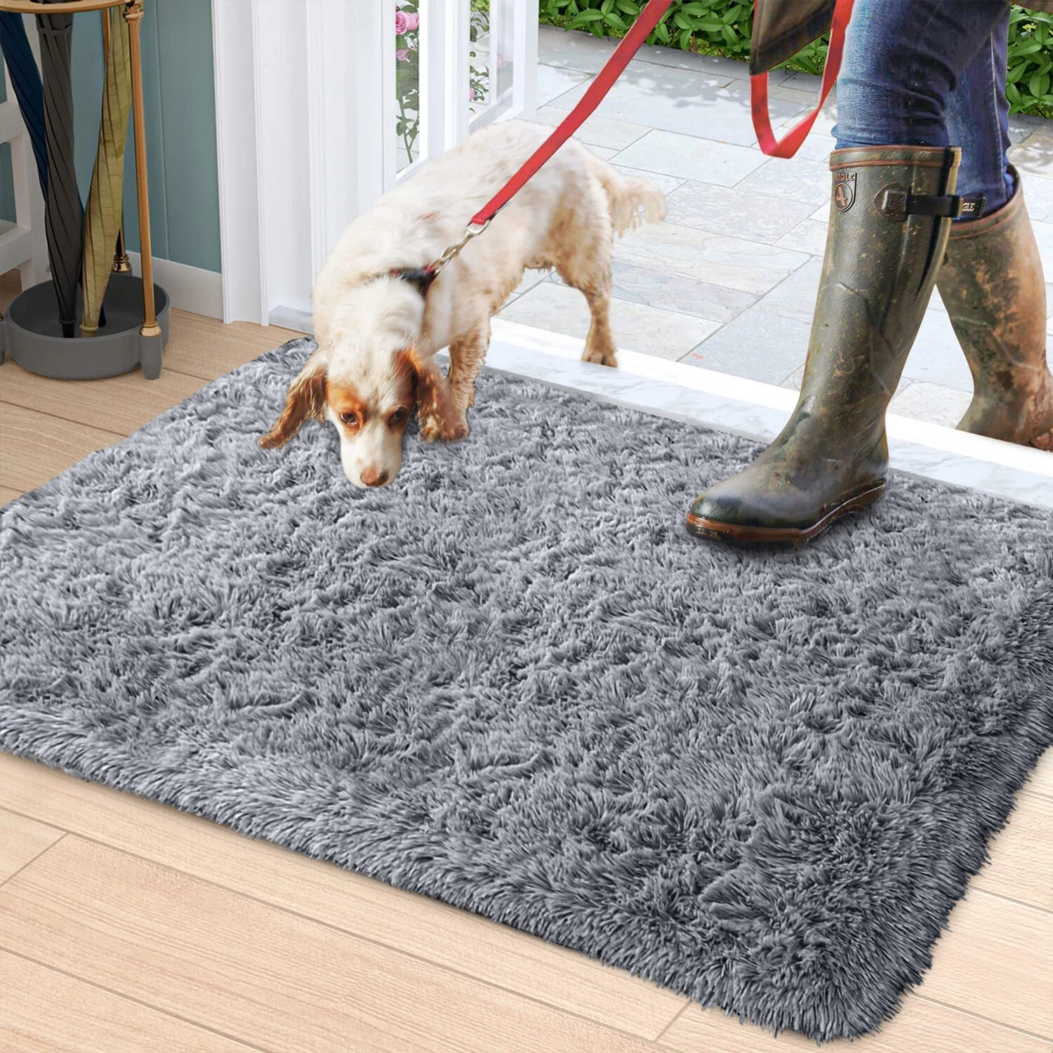 Non Slip Large Indoor Door Mat Entrance Rug Dirt Trapper Washable Barrier Mats