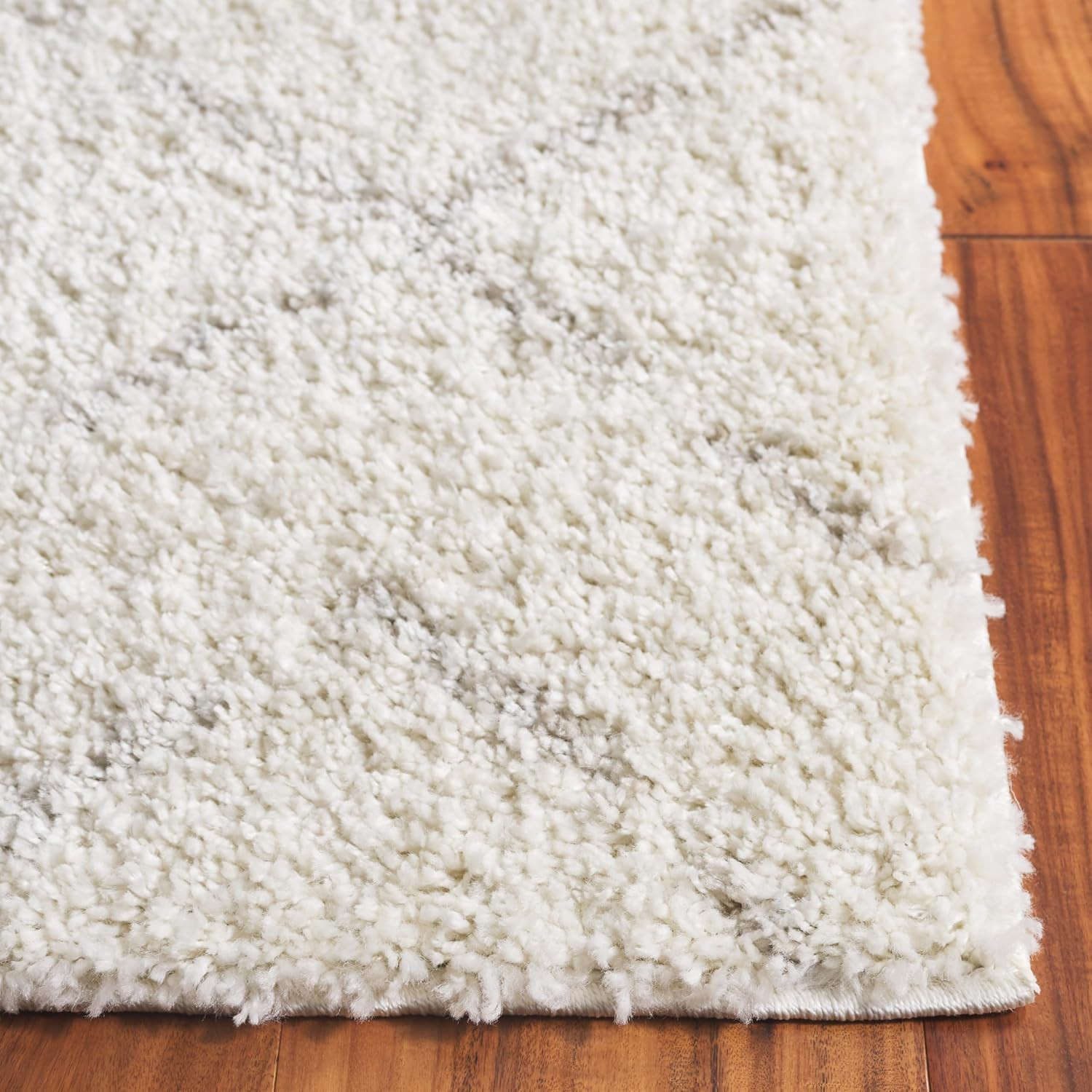 Arizona Shag Runner Rug 2’3″ x 14′ – Ivory & Beige Moroccan Boho Design