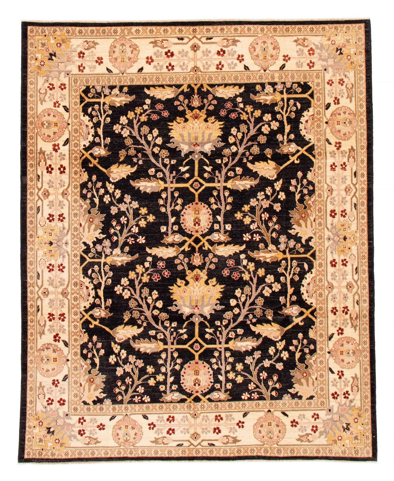Traditional Hand Knotted Oriental Area Rug 8’1″ x 9’11” Wool Carpet