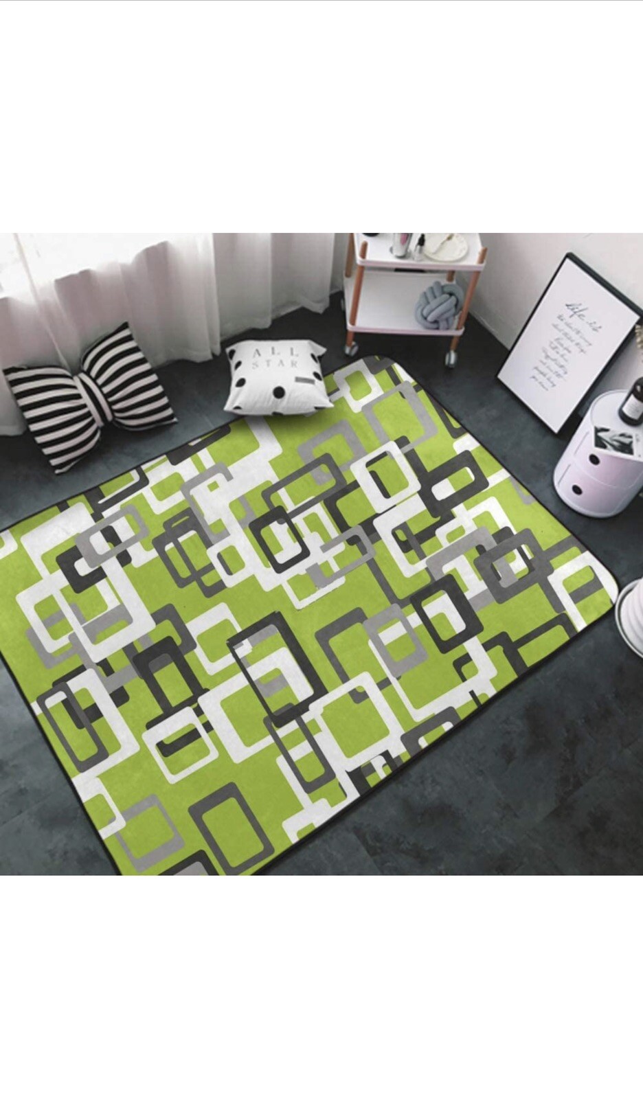 NiYoung Luxury Modern Super Soft Area Rugs Memory Foam Floor Mat 60 x 39 Inches