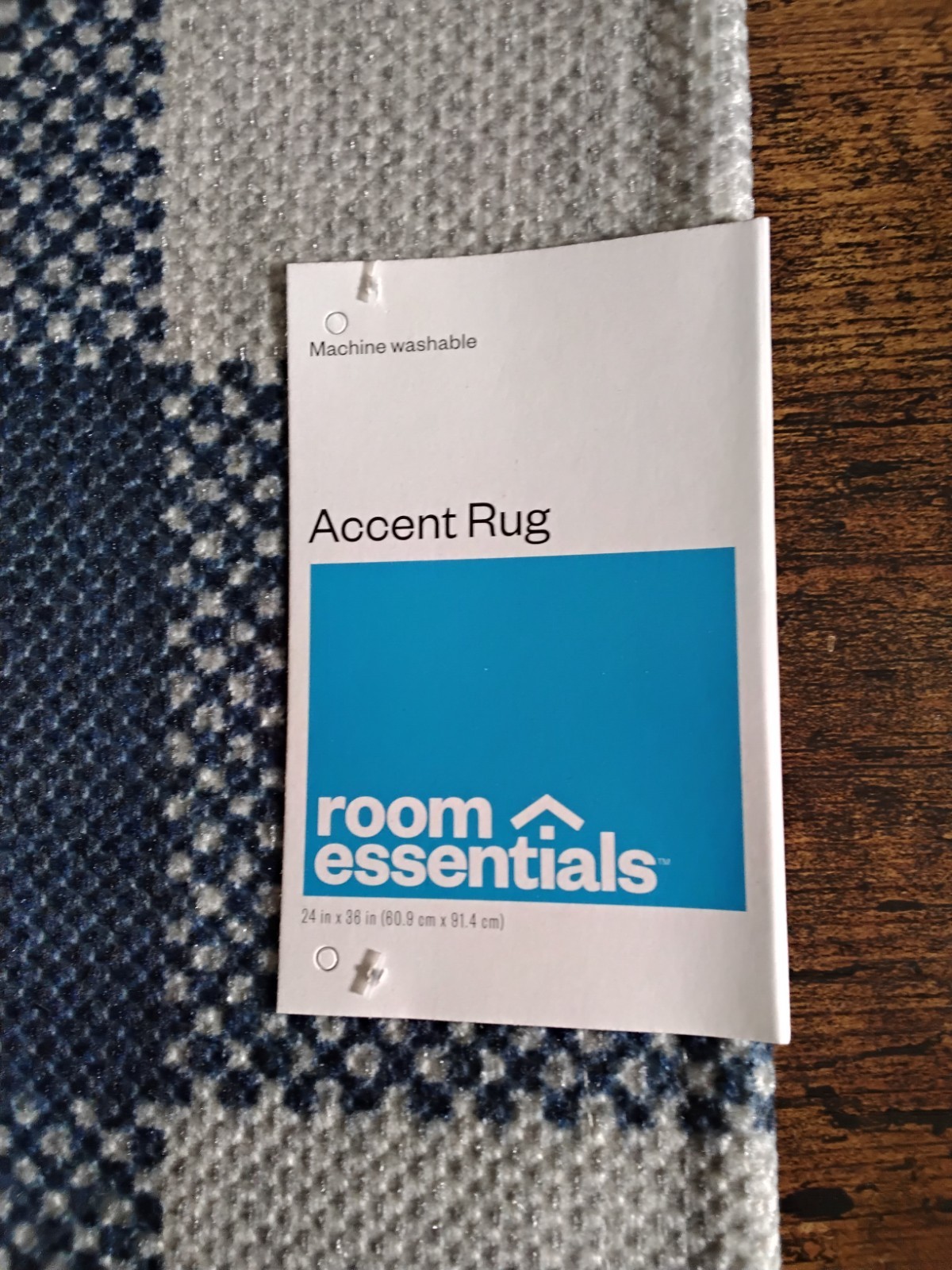 3 Pack 2’x3′ Machine Washable Oversized Gingham Handwoven Scatter Accent Rug