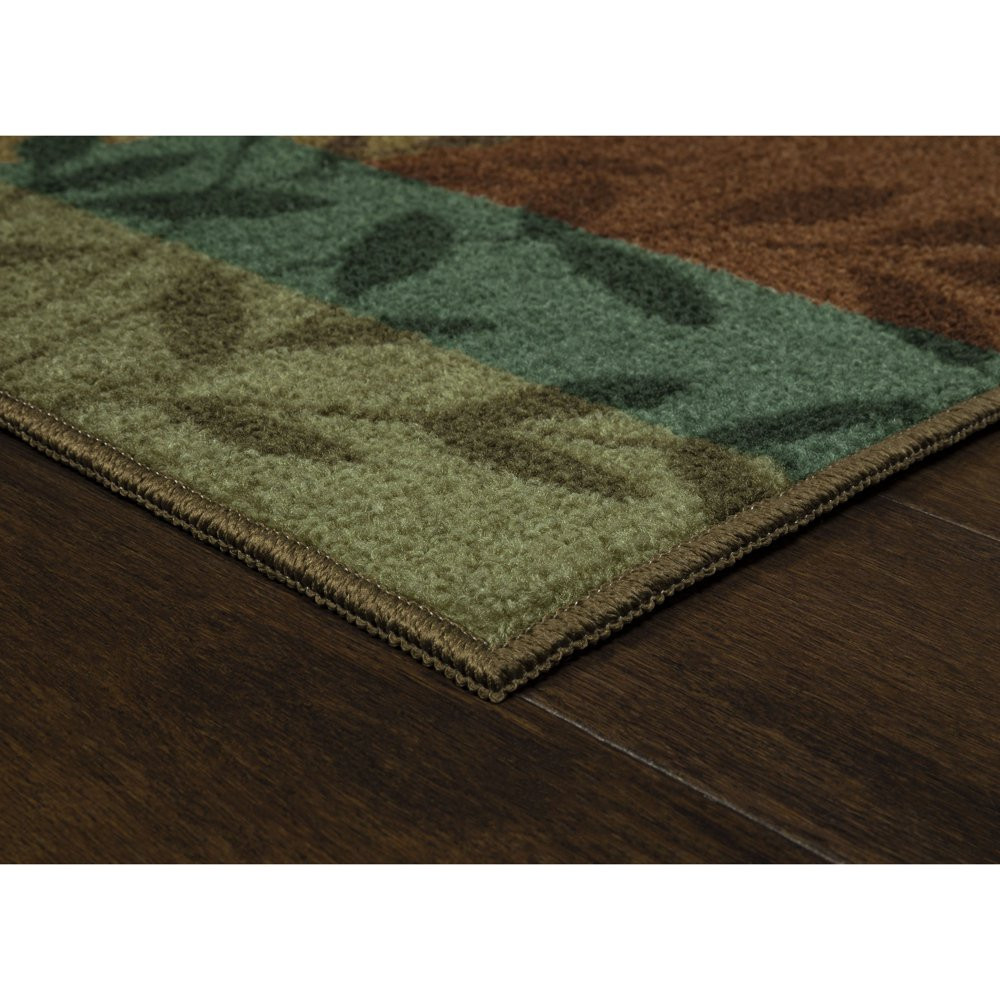 Non Slip Multicolor Area Rug Stain and Fade Resistant Decor Runner 1’8″X2’10″‘