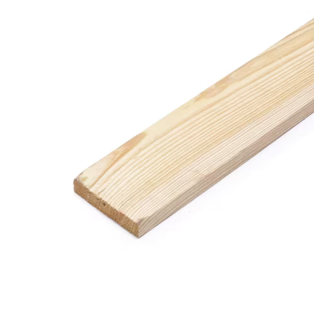 1 In. X 4 In. X 12 Ft. Ground Contact Pressure-Treated Board Southern Yellow Pin