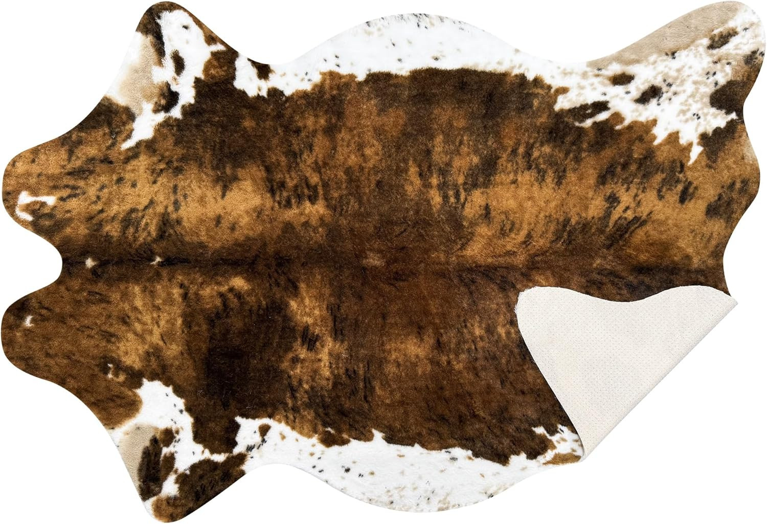 Small Faux Cowhide Rug Cow Carpet Mat Cow Print Area Rug 3.6′X2.46′ | Cow Hide R