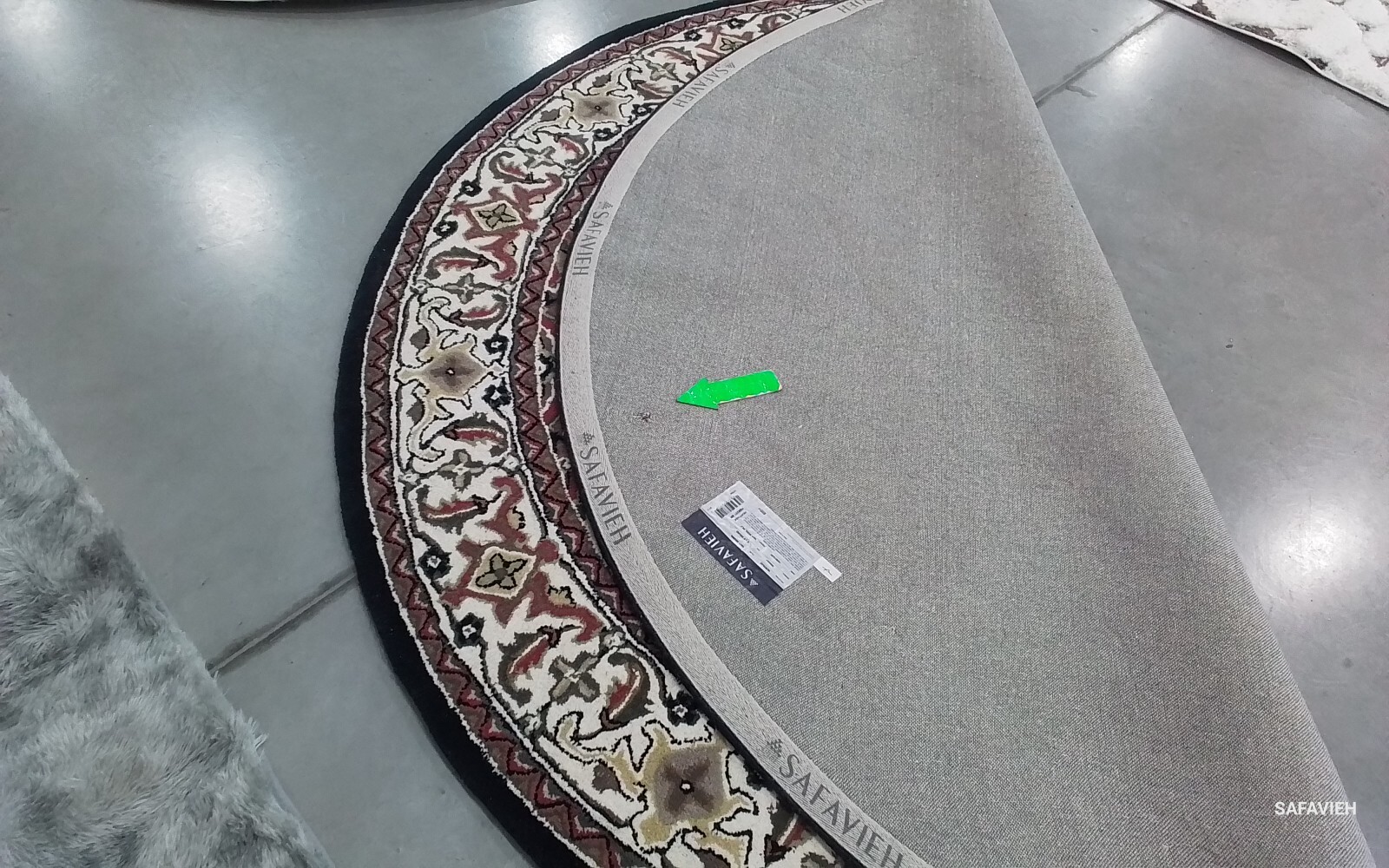 NAVY / BROWN 8′ X 8′ Hole in Rug, Reduced Price 1172763354 HG625T-8R