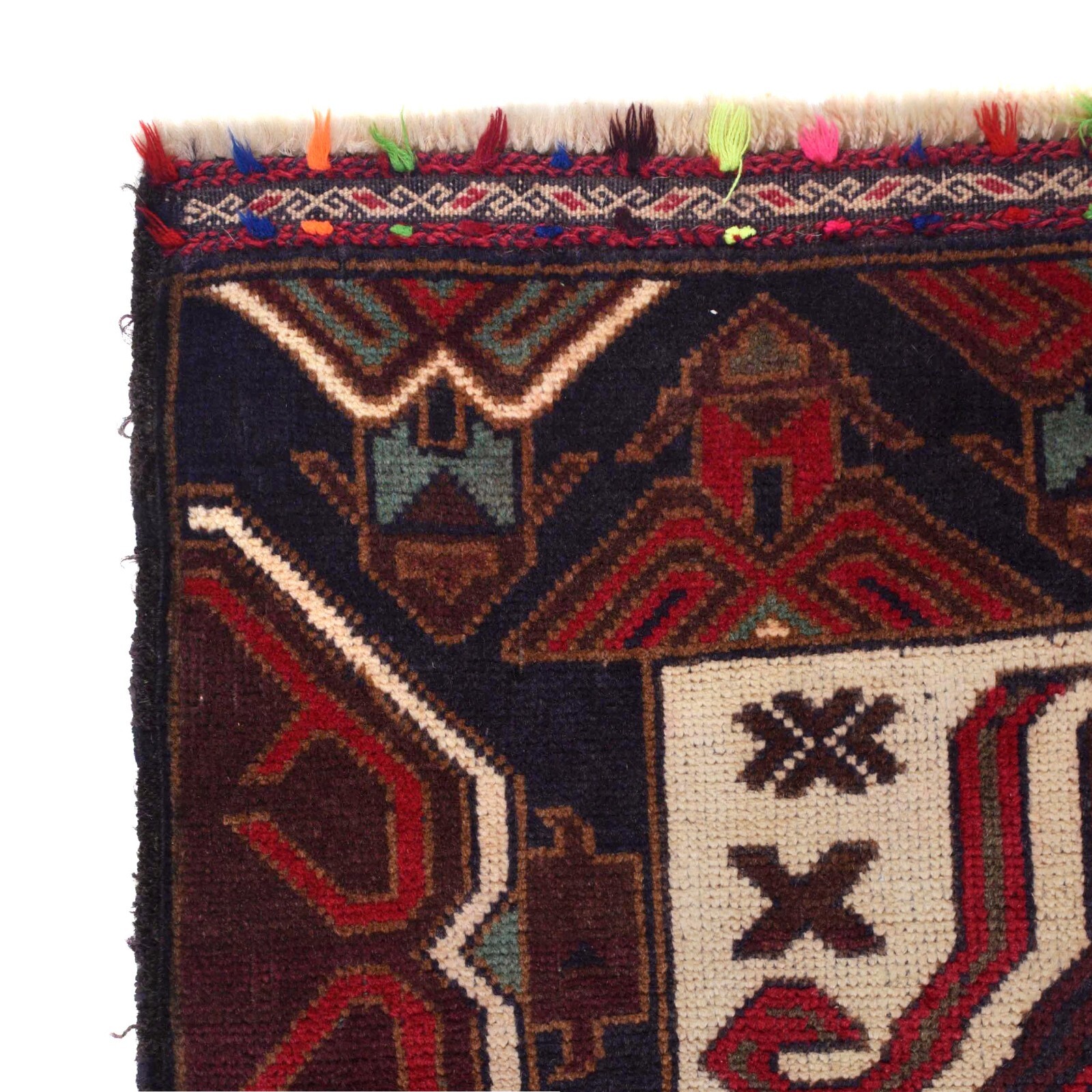 Attractive Tribal Handmade Rug 2’11×5’0 Oriental Wool Area Decorative Rug W15148