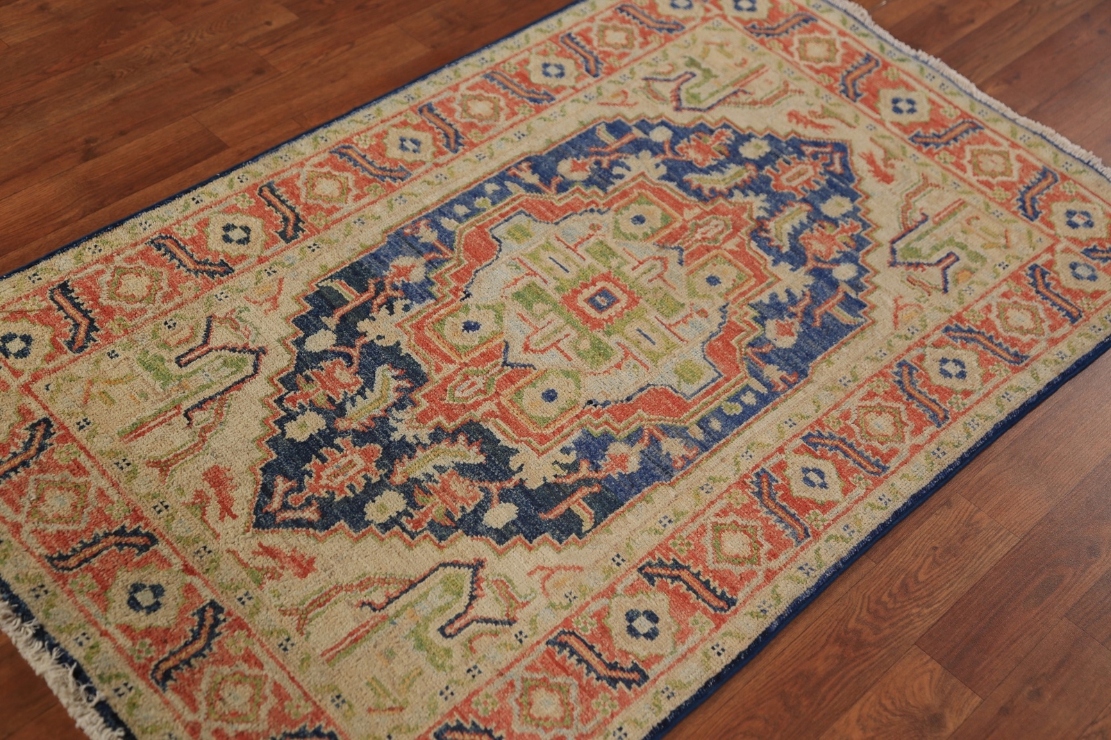 Classic Luxury Hand-Knotted Heriz Serapi Pakistani Rug 3×5 ft