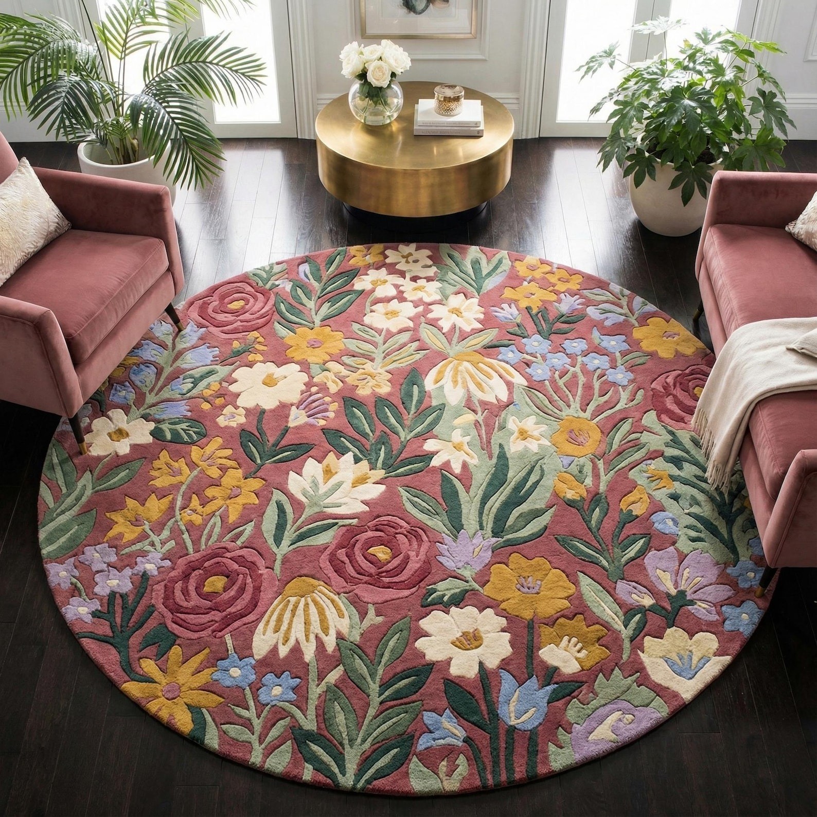 Designer Rug | Irregular Rug | Wool area Rugs | Living Room Rug | Tufted A111