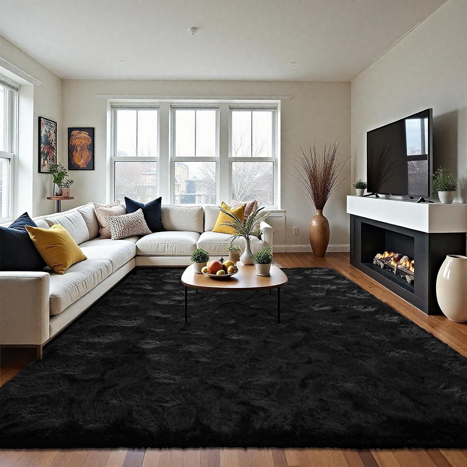 Modern Minimalist 3×5 Feet Soft Rug – Perfect for Cozy Living Rooms & Bedrooms