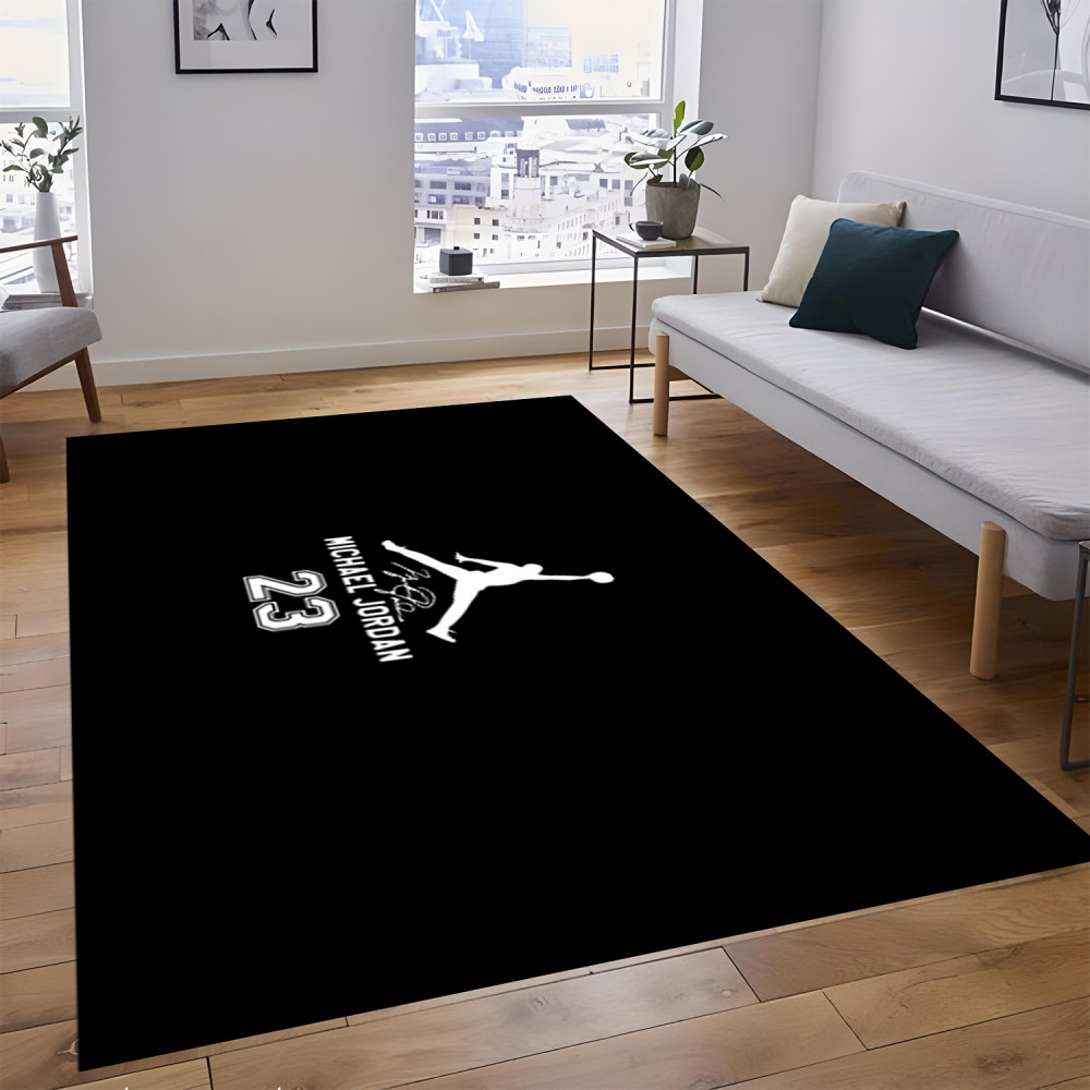 Basketball rug, Jordan pattern rug, art design rug, AI basketball rug, air jorda